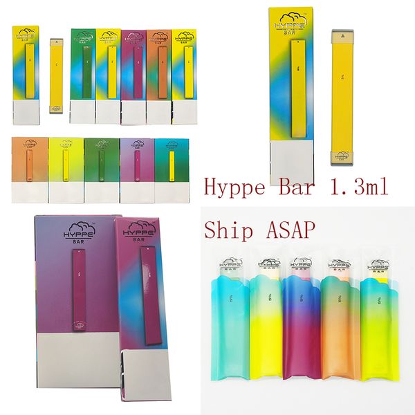 

Hyppe Бар Одноразовые Vapes Pen Starter Kit Картриджи Упаковка устройства Под Испаритель 280mAh Батарея 8 цвет Электронные сигареты тележки