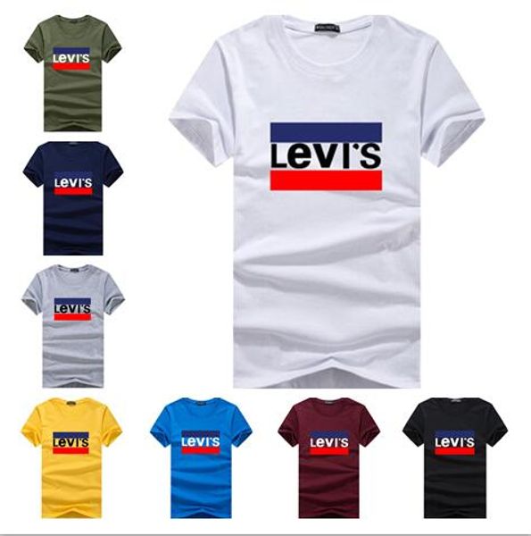 

men clothing summer mens t-shirts kith fashion letters printed tee cool short sleeved crew neck tees man women white black