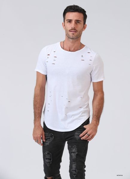 

mens designer t shirt men's wear splicing men backing tofgc, White;black