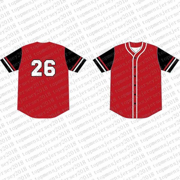 

Top Custom Baseball Jerseys Mens Embroidery Logos Jersey Free Shipping Cheap wholesale Any name any number Size M-XXL 38