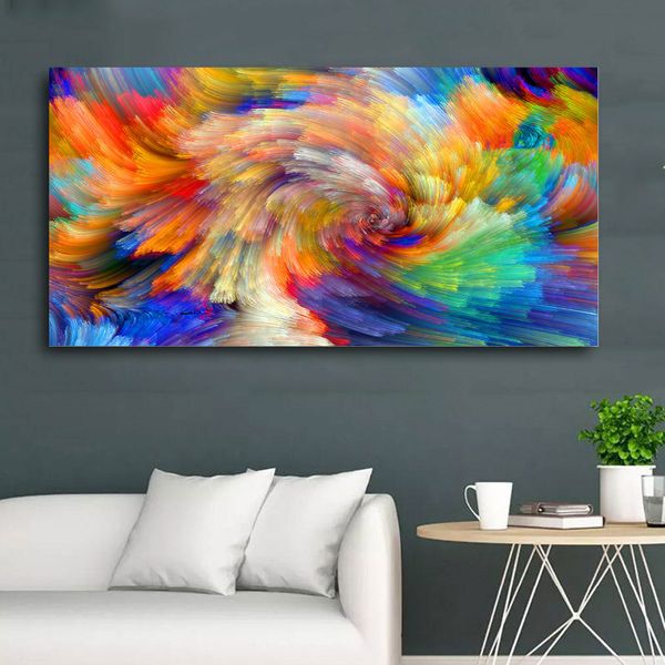 

nordic style canvas abstract creative watercolor painting prints wall art picture home decoration for living room modular poster