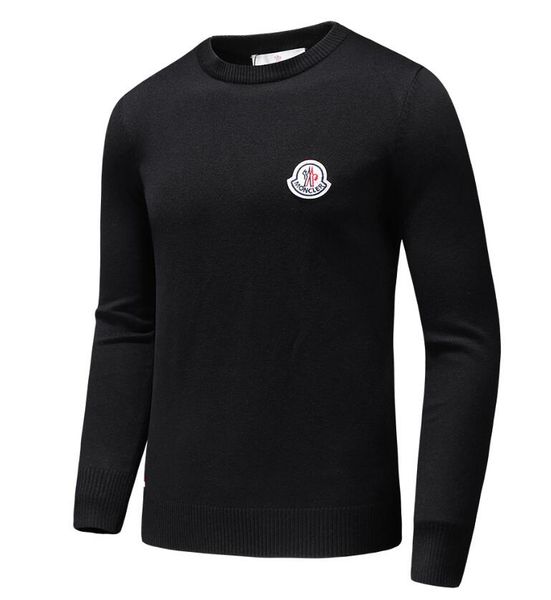

new fashion autumn winter 2019 men's 108 long-sleeved sweaters hip hop sweatshirt outerwear casual wear luxury sweater s-2xl -#007, Black