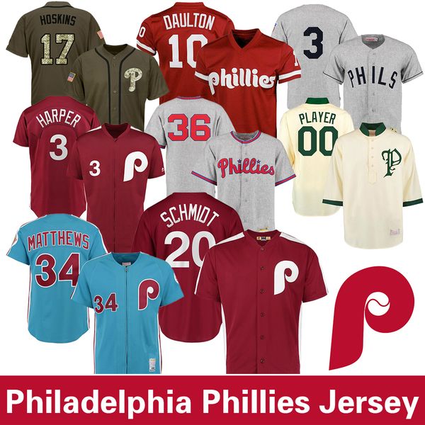 

philadelphia retro bryce harper phillies jersey 17 rhys hoskins mike schmidt j. t. realmuto scott kingery custom jerseys, Blue;black