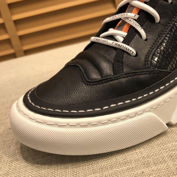 

waq4new limited edition french series high-end men s casual shoes, men s boots fashion sports shoes, original shoebox delivery 38-44, Black