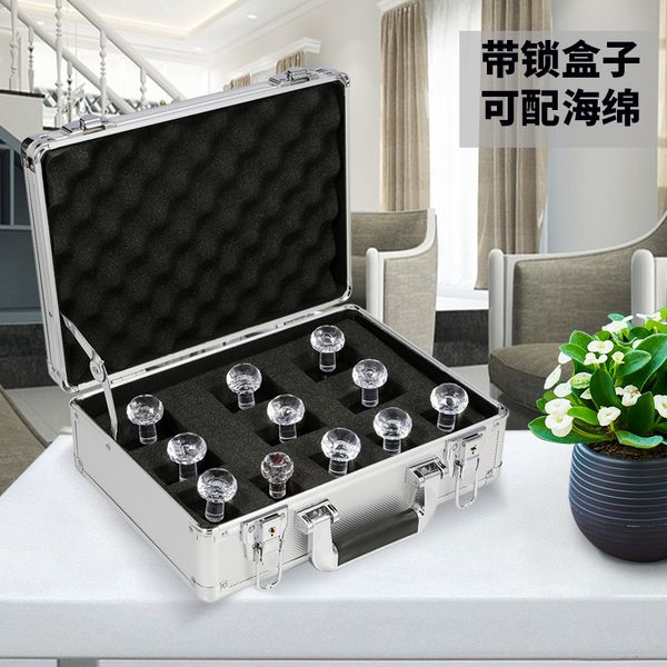 

aluminium flight carry case camera tool briefcase travel storage box with sponge