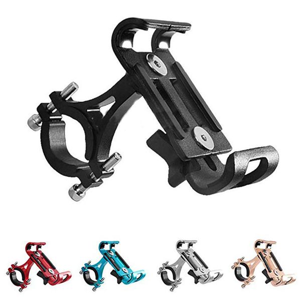 

aluminum bicycle phone holder for 3.5-6.5 inch smartphone support bike phone stand mount bracket for 1plus iphone