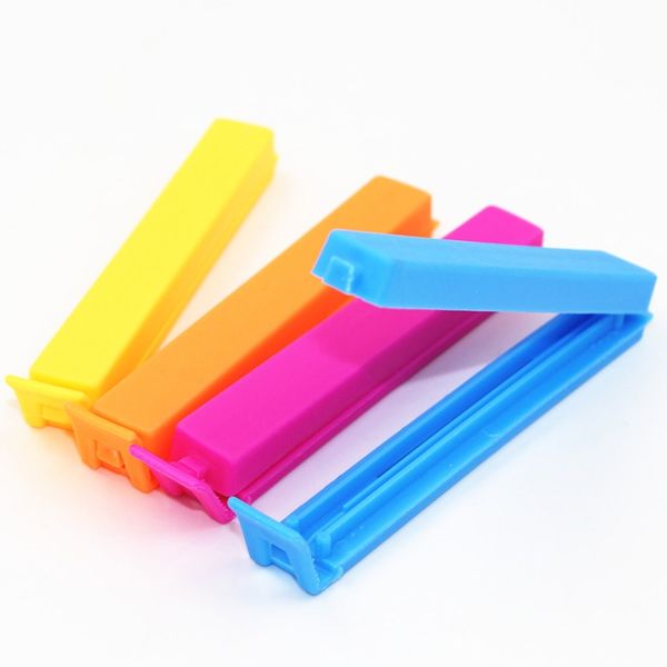 

10 pieces/batch portable new kitchen storage food snacks sealed bag sealed bag sealing clip plastic tool bag clips