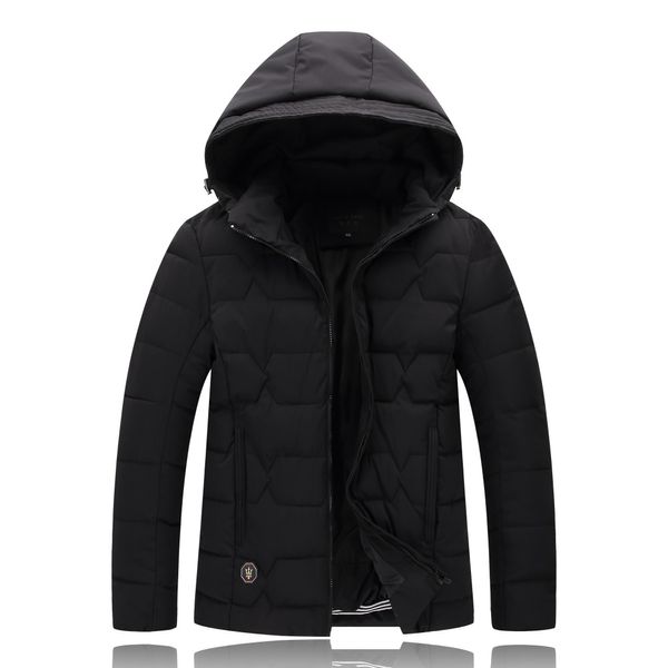 

plus size 4xl-9xl winter jacket men 2019 black male coat down jacket parkas trench hooded camperas snow cold 1626, Tan;black