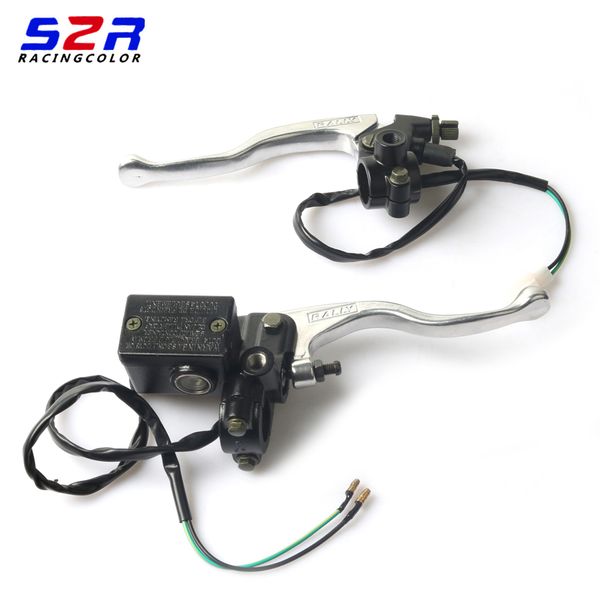 

s2r motorcycle left right holder lever assy for yamaha dt125 dt 125 175 front master cylinder clutch brake handle pump