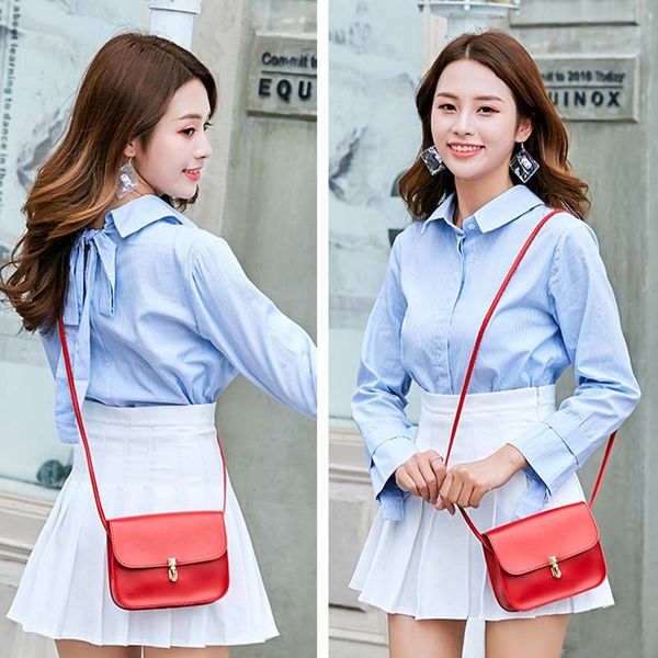 

ladies cross solid muticolor large capacity body messenger bag women shoulder over bags satchel bag handbag for lady female