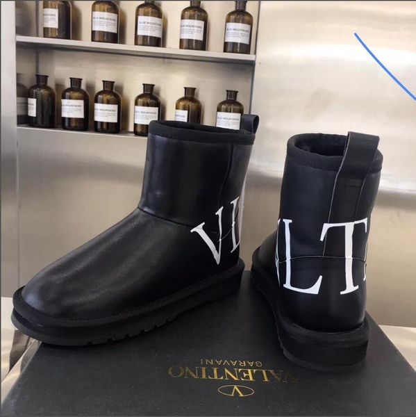 

2020 australia women classic snow boots ankle short bow fur boot for winter black chestnut fashion women shoes size 36-41