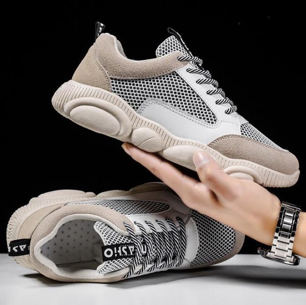 

2019 fashion casual canvas men shoes ventilation sports runing flat shoes non-slip four seasons shoes for business work young students u015, Black