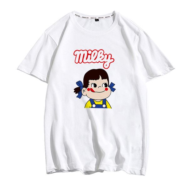 

прекрасный молоко мэи мо поколение сеул т xuhanfan мультфильм t рубашка хип-хоп молодых модули ветра показывают заботу о беспрокладочная вер, White;black