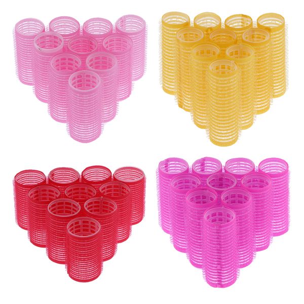 

40pcs plastic hair roller curling curls bangs roller sticky styling curlers