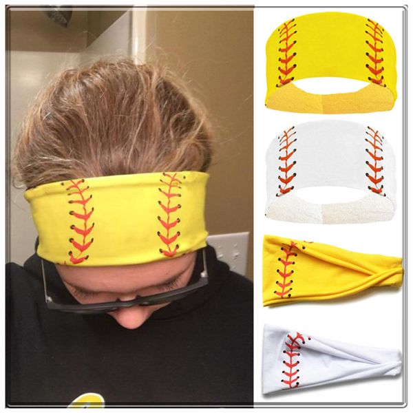 

baseball sports headband women men softball football team hair bands sweat headbands yoga fitness scarf sport towel 20 styles new, Silver