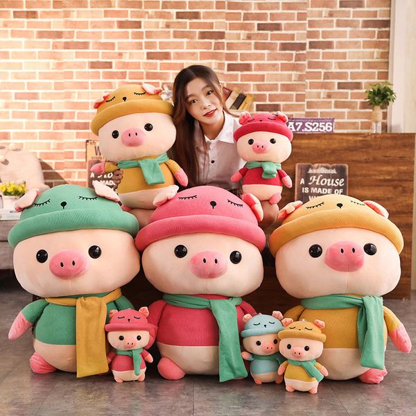 

plush toys adorable piggy plush doll soft stuffed pig dolls home decor gift hfing