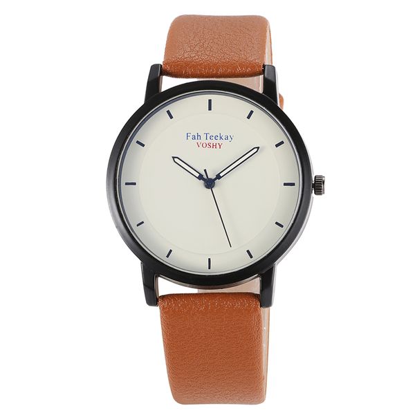 

erkek kol saati 2019 new fashion men watch quartz watches men's casual simple leather wrist watches reloj hombre, Slivery;brown