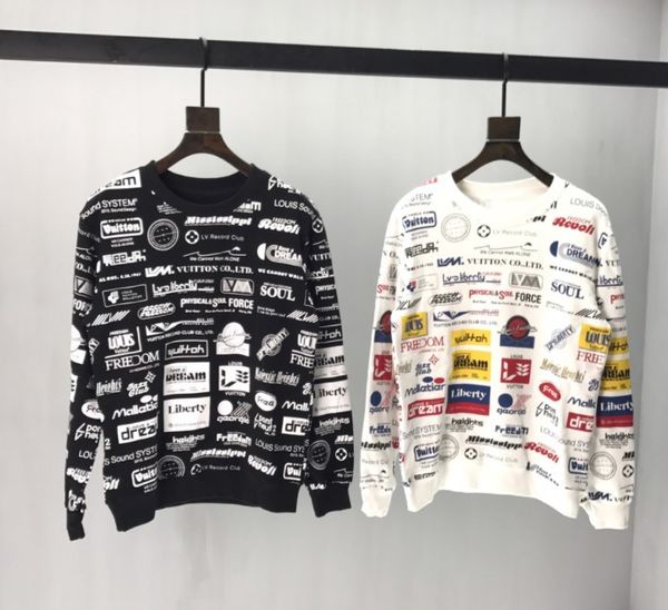 

2020 новых людей женщин sweatershirts письмо отпечатано повседневный пуловер верхнего качества верхняя одежда весна осень свитера всего colt, Black
