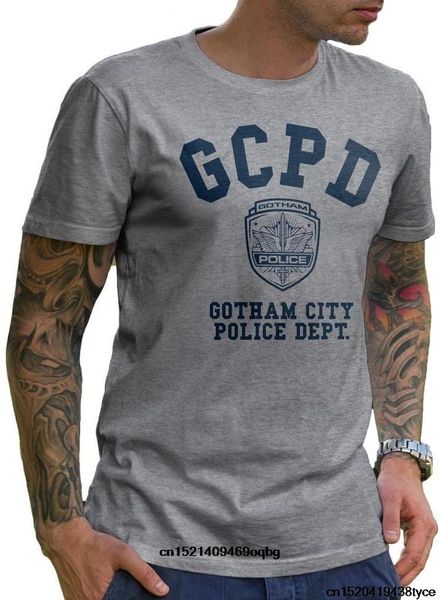 

gcpd gotham city department grey mens t-shirt | lerage man t shirt, White;black