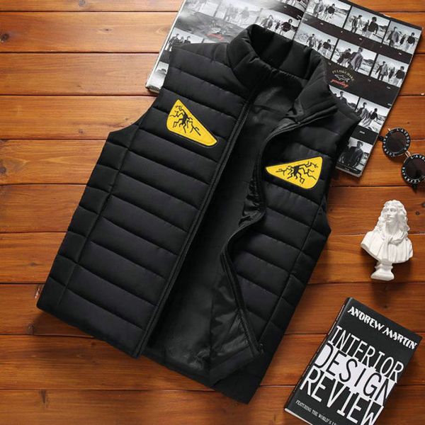 

парирует конструктора mens хлопок жилет уличной моды высокого качество жилет хлопок удобного открытый спорт top бутики пользовательского сып, Black;white