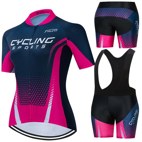 

rcc небо pro team велоспорт джерси набор женщины лето велосипед одежда mtb ropa ciclismo велосипеды uniforme майо quick dry 5d pad, Black;blue
