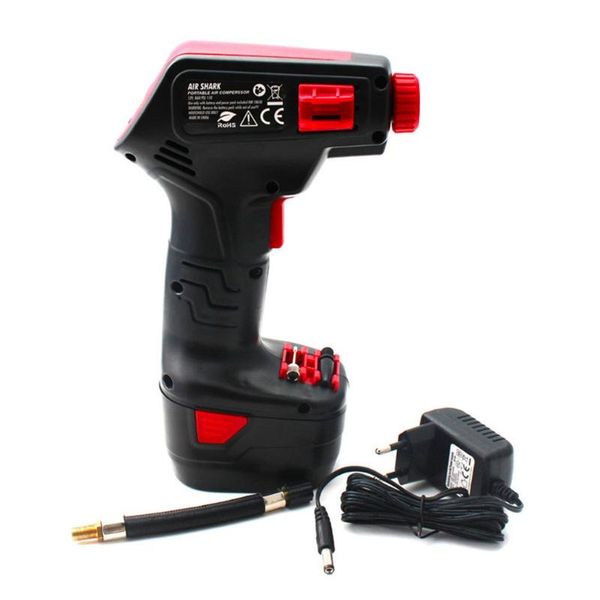 

portable rechargeable handheld electric bike vehicle car tire inflatable pump wireless air pump emergency inflator