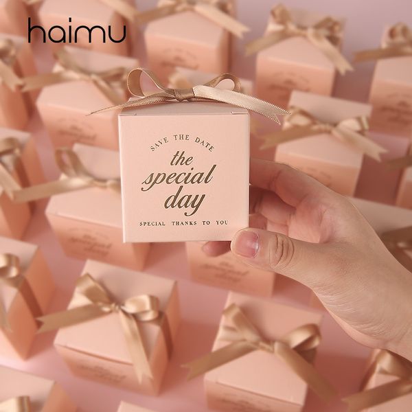 

20pcs creative candy boxes wedding favors and gifts box party supplies baby shower paper chocolate boxes package