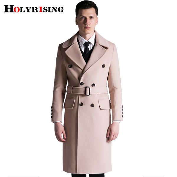 

winter jacket men wool coat slim fit jackets fashion outerwear warm man casual jacket overcoat coat plus size 6xl size #18066, Black