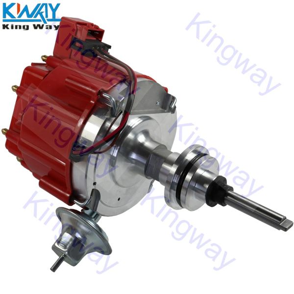 

king way- red cap hei complete distributor for mopar dodge plymouth v8 engines