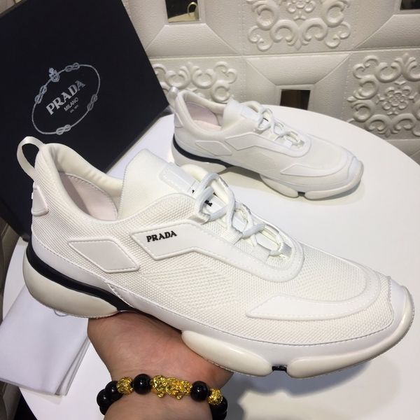 

dhl 2020 platform new fashion designer sneakers retro basketball men's shoes triple solid color rubber outsole011, Red;white