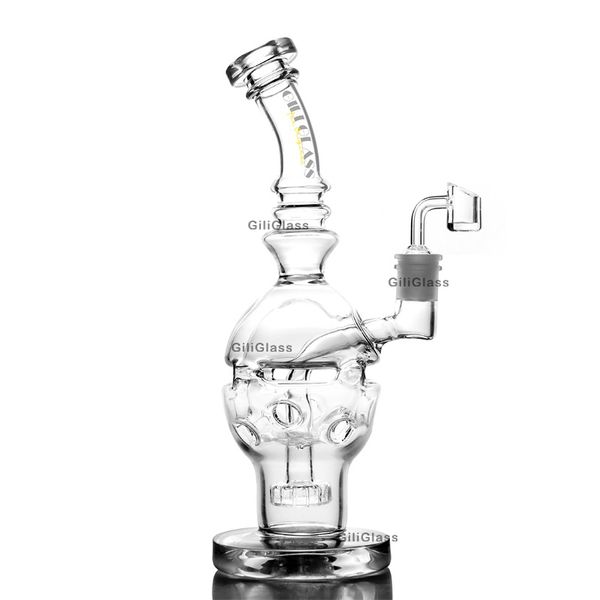 

egg glass bong pipe water dab heady bongs recycler pipes rig wax rigs oil accessories smoking fab femva