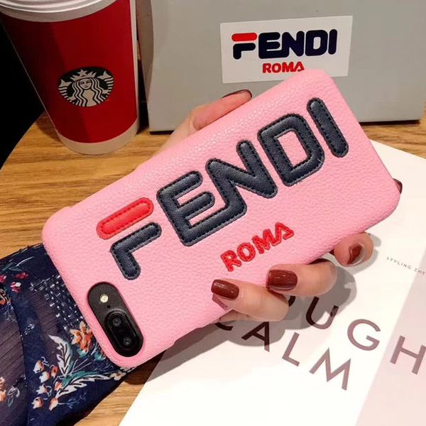 

Fashion 3D Design Leather Luxury Brand Phone Case for iPhone X XR Xs max 6 6plus 7 7plus 8 8Plus Designer Hard Phone Case