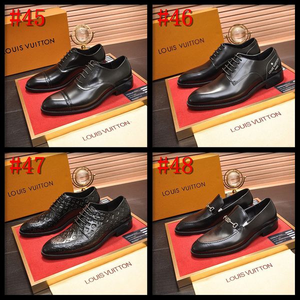 

20fw loafers classic shoes designers men suit shoes men dress shoes fashion coiffeur zapatos de hombre italiano scarpe uomo eleganti sapatos, Black