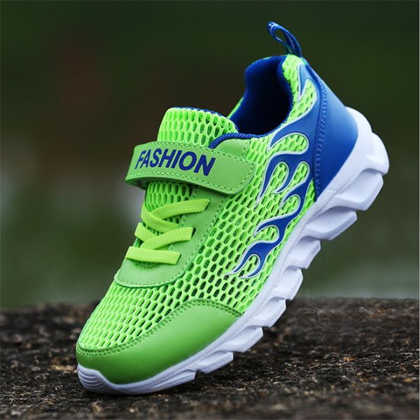 

2019 summer kids shoes for boys children sport shoes mesh fashion kids sneakers breathable comfortable boys sneakers 30-38, Black;red