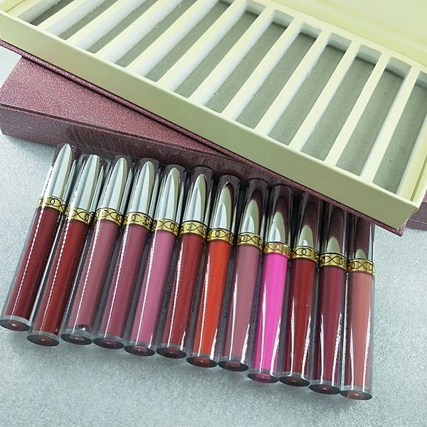 

makeup lip gloss 12color/set maquillage brand make up set matte lip gloss makeup set ing