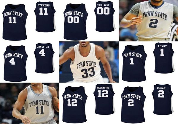 

penn state nittany lions jerseys mens 14 patrick kelly jersey 15 trent buttrick taylor nussbaum john harrar college basketball wears custom, Black