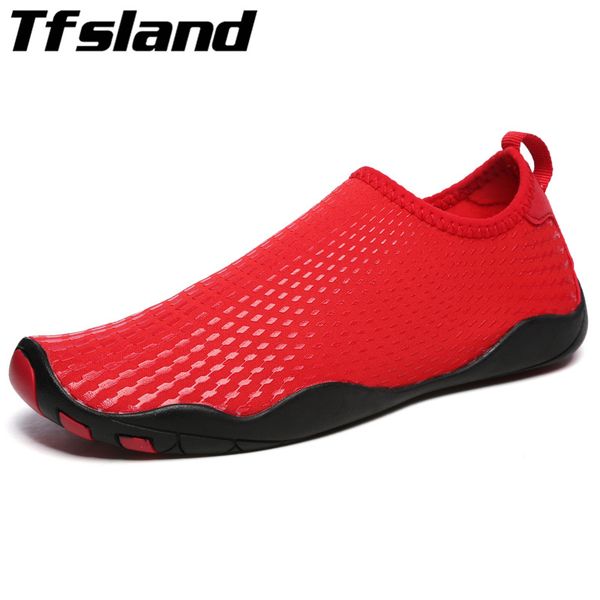 

tfsland couples wading shoes women men breathable beach sandals quick-drying yoga sports diving shoes soft aqua sneakers