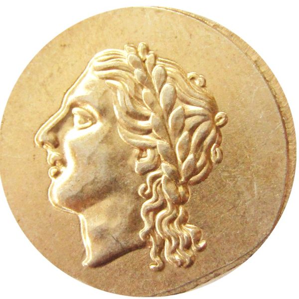 

G (30)Сиракузы Сицилия 310bc подлинный древнегреческий Электрум монета