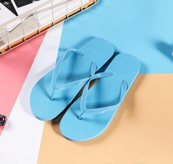

wholesale summer lovers pe flip-flops home casual slipper designer sandals prevent slippery slippers size 36-45, Black