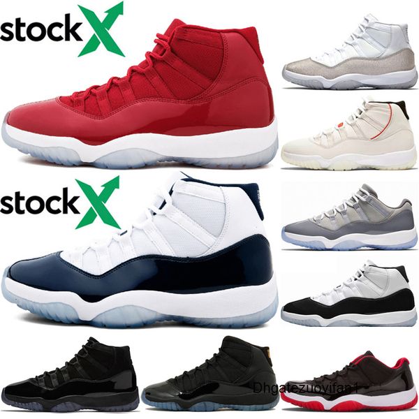 

mens women basketball shoes 2020 bred midnight navy cap and gown 11 11s concord 23 45 gamma blue men sports designer sneakers