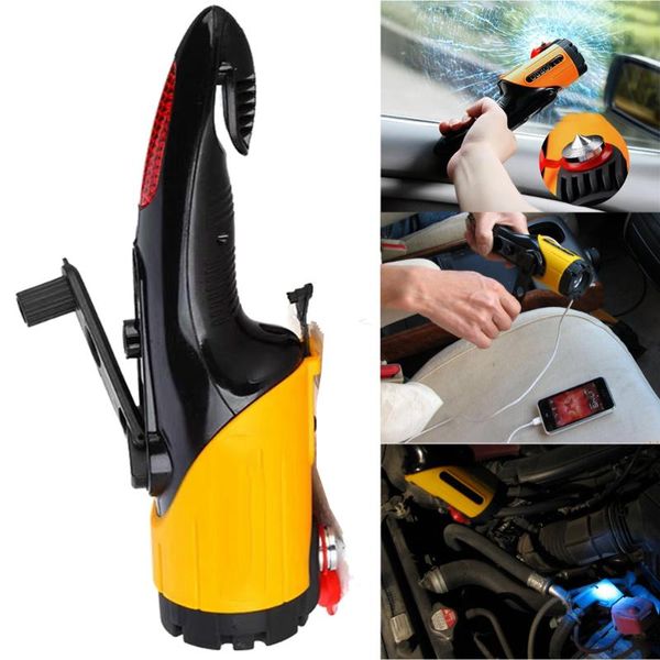 

car safety life hammer//power generator muliti-function for auto escape tool to punch glass breaker long handle