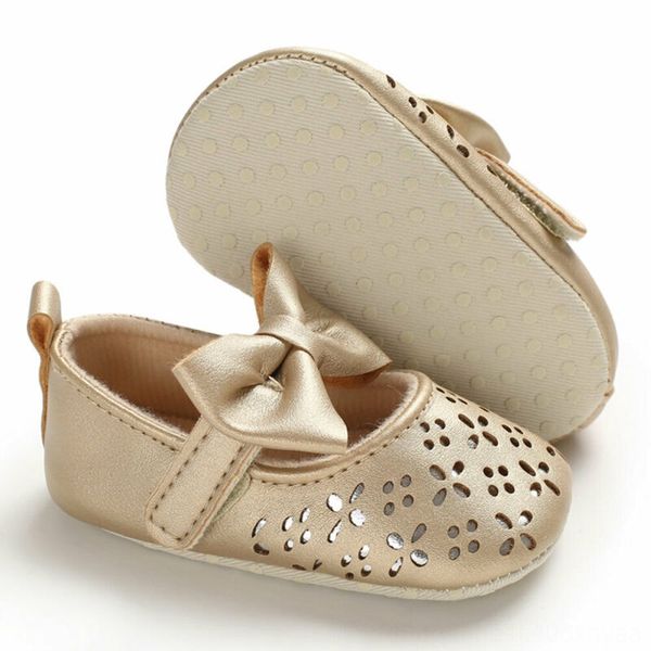 

0-18m newborn infant baby toddler girl crib shoes shoes pram soft sole prewalker anti-slip bow sneakers first walkers, Black