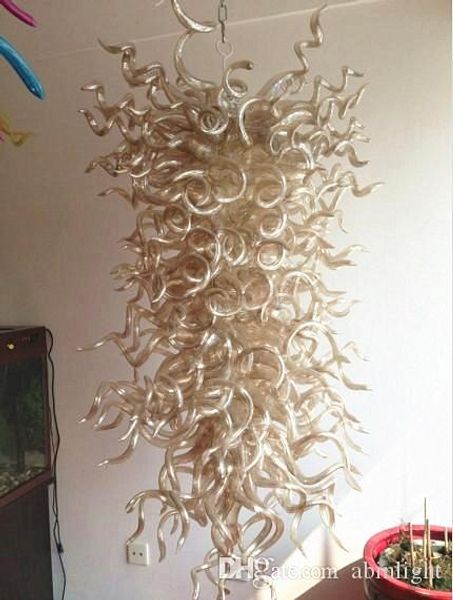 

c64-крупноразмерных рука выдувное кри отель decor long chain декоративные светодиодные турецкий подвеска кристалл лампы