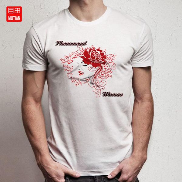 

phenomenal woman t shirt, White;black