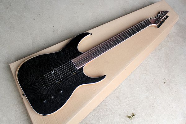 

6/7 strings ash body electric guitar with rosewood fingerboard,black hardware,2 pickups,can be customized