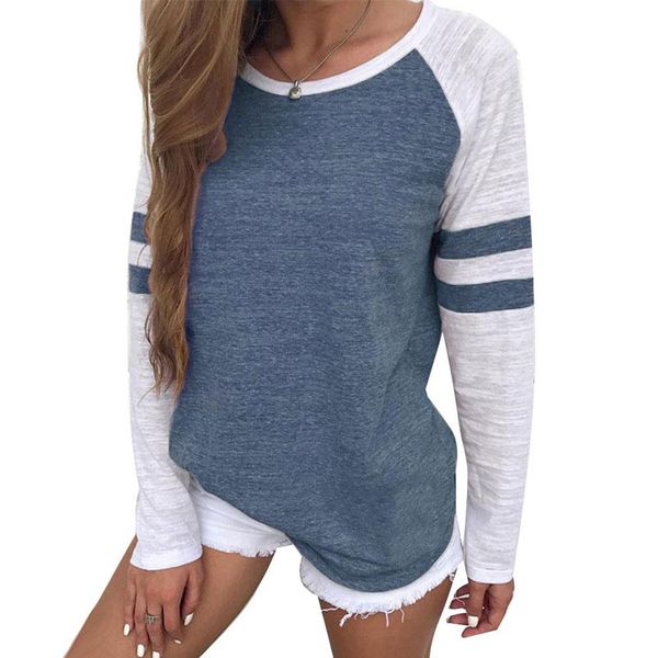 

women t shirt women tshirt new arrivals red white stripe patchwork casual women tees vintage simple o neck ladies solid