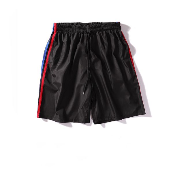 

2020 designer men's shorts summer casual sports shorts brand short pants with bule logo print fashion colorful webbing quick-drying sho, White;black