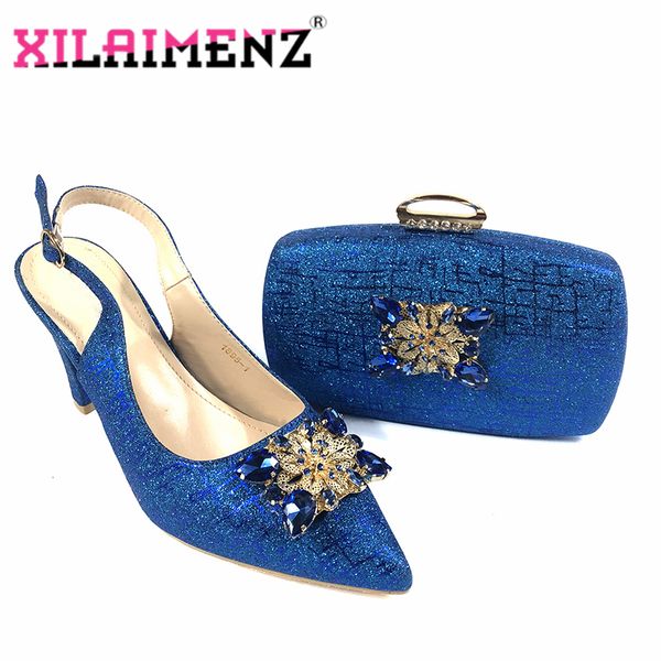 

2020 christmas party lady shoes and bag to match decorate with rhinestone ins selling matching shoes and bag, Black