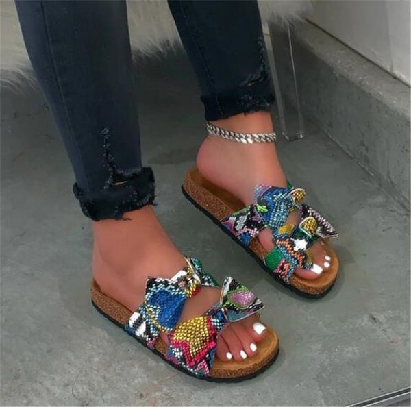 

summer sandals women 2020 shoes woman sandals fashion slippers bowknot lady new ph-cfy20051532, Black