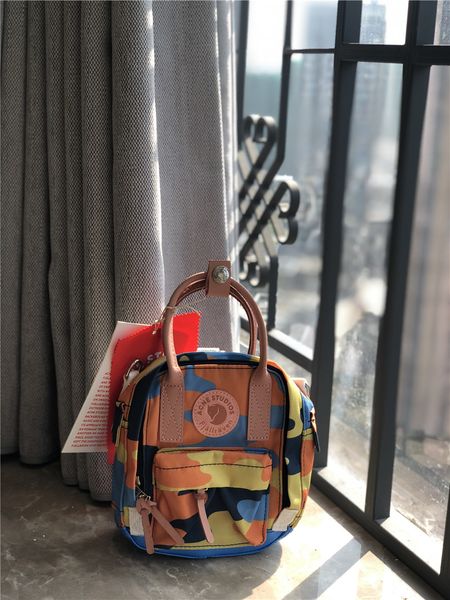 

outlet wholesale swedish fox fjallravenkanken art lapmini2l children school backpacks with bear pendant school students bag